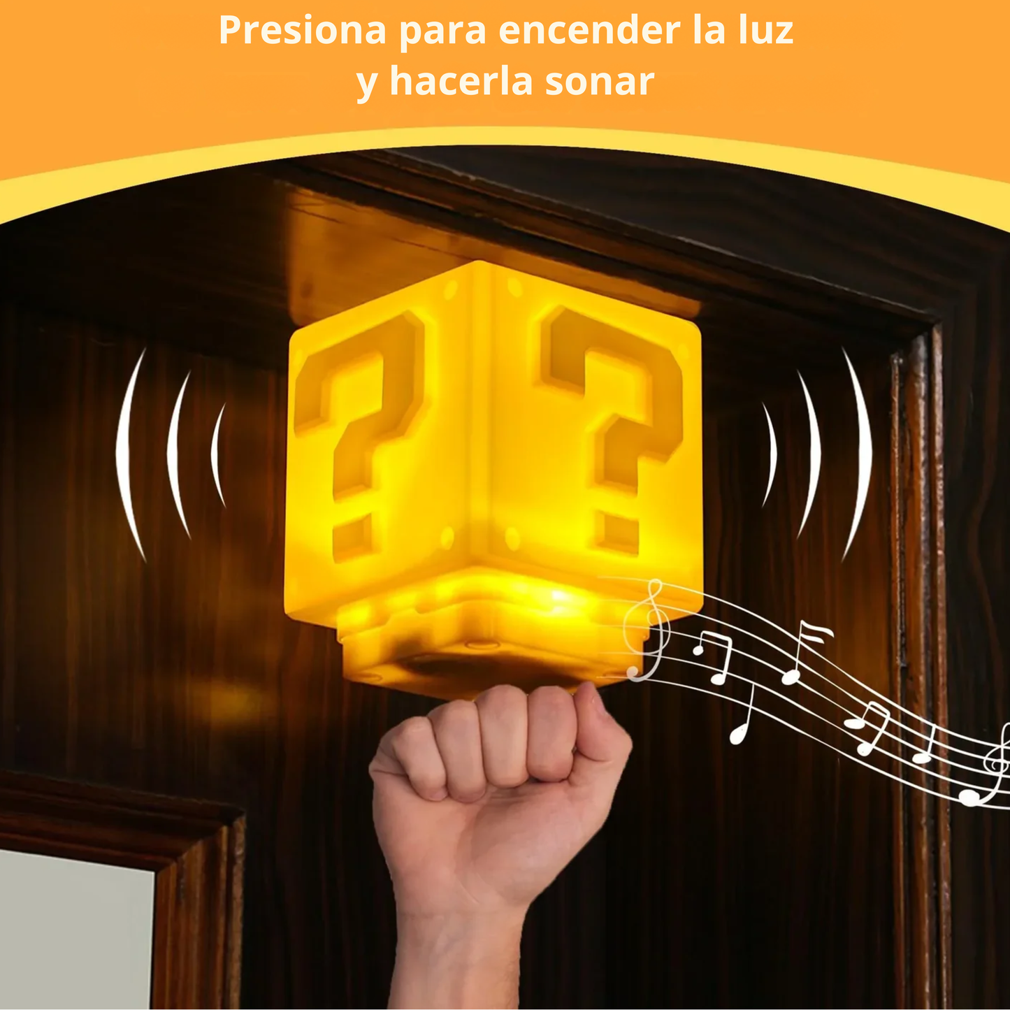 Lámpara Cubo Super Mario Bros