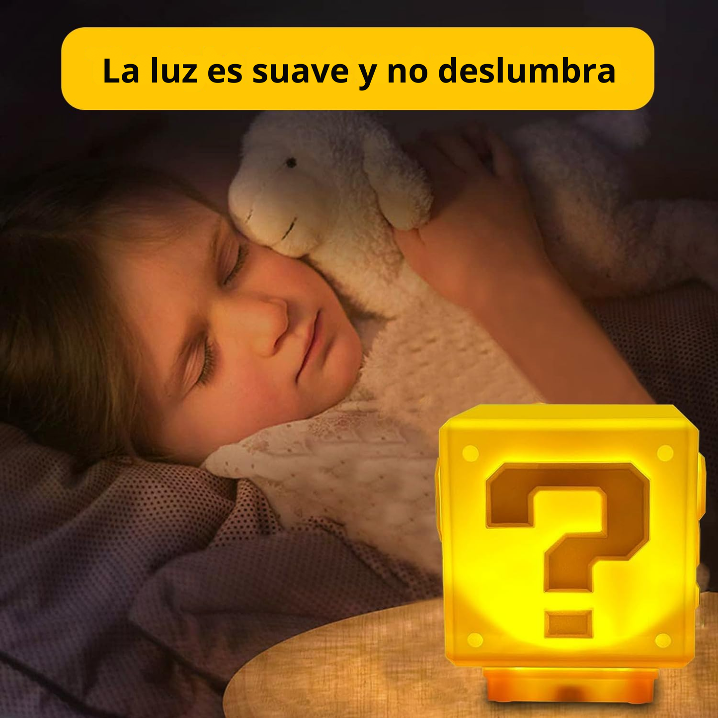 Lámpara Cubo Super Mario Bros